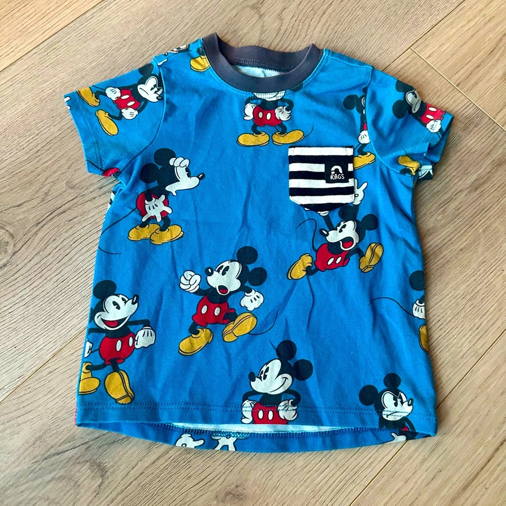 Rags - Moods of Mickey - Short Sleeve Shirt with Pocket (12/18)
